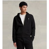Polo Ralph Lauren para homem. 710888282001 Camisola de malha dupla com fecho de correr preto (XL), Casual, Algodão, Manga comprida