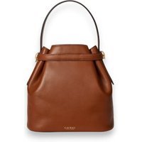 Lauren Ralph Lauren para mulher. 431982787002 Saco de pele castanho médio Blaike (OSFA), Marrom, Casual