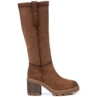 Refresh para mulher. 17212302-CAMEL Botas 172123 castanhas (38), Marrom, 5 a 8cm, Zíper, Casual