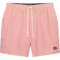 Superdry para homem. M3010261A Fato de banho Seer Sucker 15 coral (S), Beachwear, Polister Reciclado