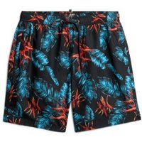 Superdry para homem. M3010232A Fato de banho com estampado havaiano (L), Beachwear, Polister Reciclado, Sustentável, Marinho