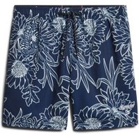 Superdry para homem. M3010231A Fato de banho estampado feito de material marinho reciclado (L), Beachwear, Polister Reciclado, Sustentável