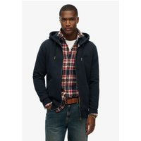 Superdry para homem. M2014128B Casaco desportivo Essential Logo azul (L), Casual, Poliéster