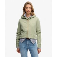 Superdry para mulher. W2012672A Sweatshirt Essential Logo verde (S), Casual, Algodão