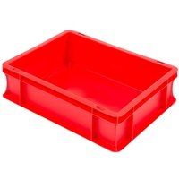 10L Red Topstore Food-Grade Euro Container - 120 x 300 x 400mm (pack of 5)