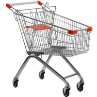 100 Litre Shopping Trolley - Zinc Plate Finish