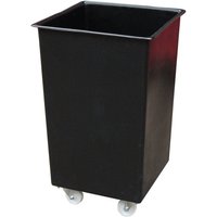 118L Black Recycled Plastic Tapered Truck - 760h x 460w x 460L