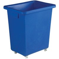 125L Royal Blue Mobile Bottle Skip - 770 x 500 x 680mm