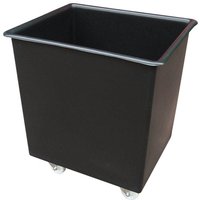 135L Black Recycled Plastic Tapered Truck - 690h x 530w x 620L