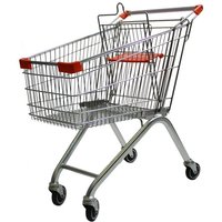 150 Litre Shopping Trolley - Zinc Plate Finish
