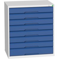 Bott Verso Steel Storage Cabinet - 8 drawers - 900 x 800 x 550mm