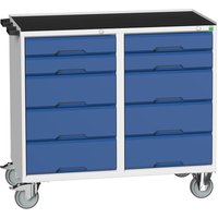 Bott Verso Mobile Maintenance Trolley (10 x Drawers top tray and mat work surface)