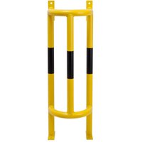 TRAFFIC-LINE Pipe Protector Wall & Floor Fixed - 1000 x 350 x 300mm (H x W x D) - Yellow/Black