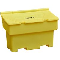 Standard 200L Grit Bin with 1 Hasp & Staple - 720 x 1020 x 520mm - forklift skids