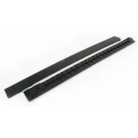 Fatigue-Step Modular Anti-Fatigue Mat Female edging in black
