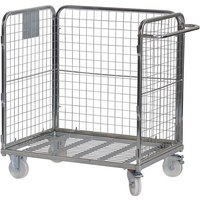 3 Sided Compact Merchandise Picking Trolley - 1000 x 1010 x 660mm