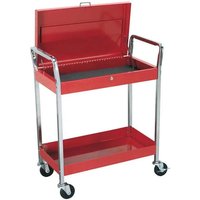 Sealey Heavy Duty Workshop Trolleys - 2 tray with top box
