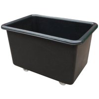 320L Black Recycled Plastic Tapered Truck - 735h x 685w x 1010L