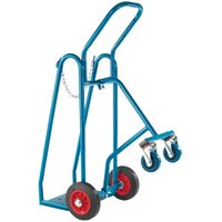 Gas Cylinder Trolley with Rear Wheels - suits up to 280mm dia bottles