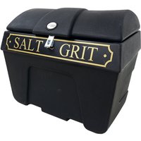 400L Black & Gold Victoriana Grit Bin with hasp & staple (No hopper)