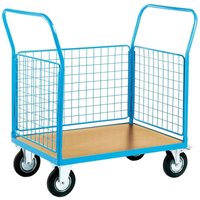 Modular Platform Truck 3 Mesh Sides - 1000 x 700mm Platform - 500kg