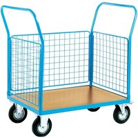 Modular Platform Truck 3 Mesh Sides - 1200 x 800mm Platform - 500kg