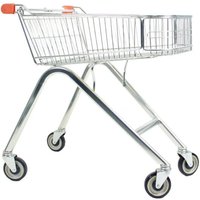 71 Litre Shopping Trolley - Zinc Plate Finish