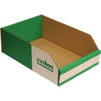 K-Bins - A Range Open Front Fibreboard Shelf Bins - 100 x 200 x 300mm (H x W x D) - Pack of 50