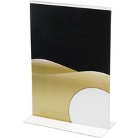 Desktop Freestanding Literature Holder - A5 Portrait - Vertical