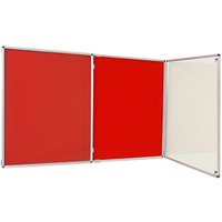 2 door Tamperproof Framed Noticeboard 1500mm x 1200mm Key Lock - Blue