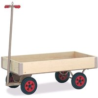 150kg Lightweight Platform Truck with fixed sides - Steel frame with tubular steel T handle