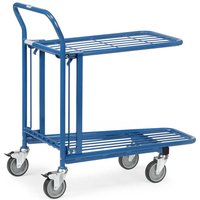 Nesting Warehouse Trolley With Double Platform - 300kg Capacity