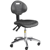 ESD polyurethane fully ergonomic low-lift chair with castors