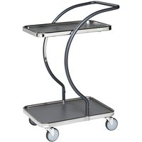 Allround trolley with 1 wire shelf and 1 basket