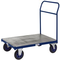 Apollo Platform Truck with Single Bar End - Blue - 1000 x 700mm Platform