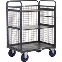Apollo 600kg Distribution Truck Mesh Sides Back -2 Adjustable Shelves - 1100 x 1000 x 700mm