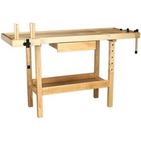 Birchwood Woodworking Bench with Drawer & Vices