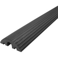 Rubber External Cable Protector - 40 Tonne Load Capacity - Black - 1.2m long