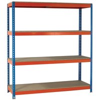 Boltless Shelving with Chipboard Shelves 2 meters high -1800 x 600