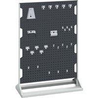Bott Perfo Tool Panel Rack & 60 Piece Hook Kit - Anthracite Grey - 1450mm High