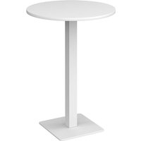 Brescia Circular Poseur Table with Square Base - 1110 x 800 x 800mm