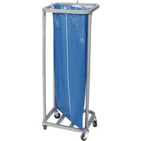 Grey Steel Single Mailroom Sackholder Trolley - 1118 x 432 x 406mm