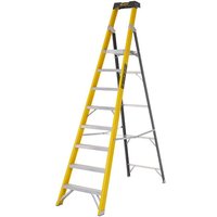Climb-it® Glass Fibre Platform Stepladder 8 Tread Platform H 1885mm