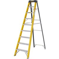 Climb-it 8-Tread Glass Fibre Swingback Stepladder EN131 Rated