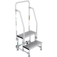 Climb-It 2-Tread Working Warehouse Steps - 500mm Top Step Height - 150kg Capacity