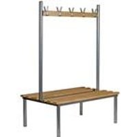 Double Sided Club Duo Changing Room Bench 1.0m w x 800mm x 1.75m h