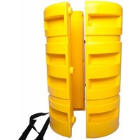Column Protector - Yellow Polyethylene - fits 260-300mm or 10-12 inch square or round posts