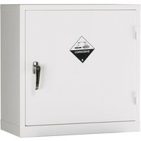 Flammable Storage COSHH Cabinet - 610 x 610 x 305mm - White