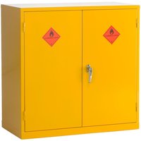 Flammable Storage COSHH Cabinet - 915 x 915 x 460mm - Yellow