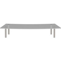 Curved Glass Shelf for Denver Reception Desk - 150 x 910 x 340mm